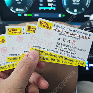 잠실 롯데월드 세차.주차권