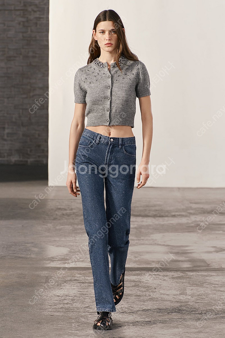 zara 자라 ZW COLLECTION 하이웨이스트 글...--0
