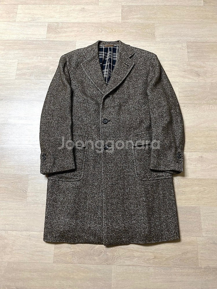 MADE IN ITALY 헤링본 남성 코트(110/XX...--0
