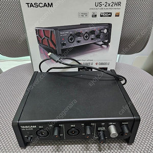 타스캠 TASCAM US-2x2HR 오디오 인터페이스 팝니다.