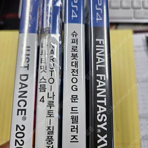[일괄판매] PS4 게임 팝니다 택배비 포함 저스트댄스 나루토 파판 슈로대