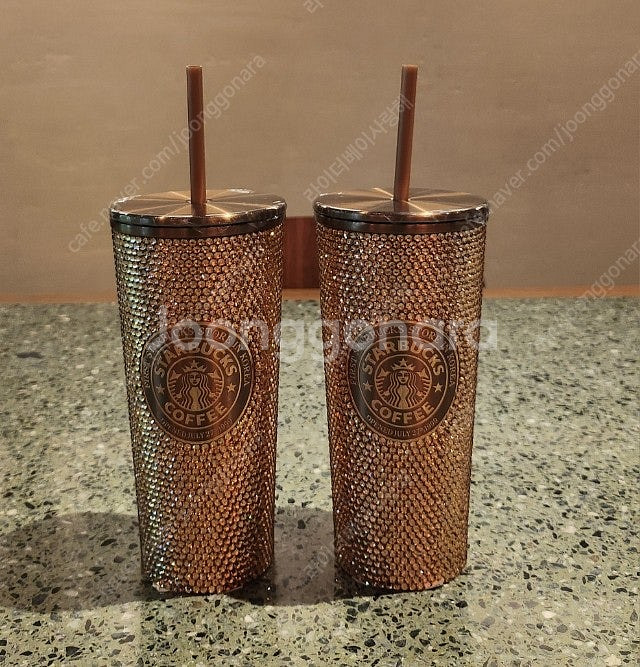 스타벅스 SS 헤리티지 라인스톤 콜드컵 473ml 미사...--3