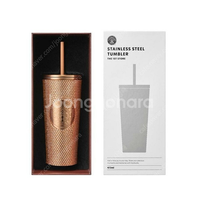 스타벅스 SS 헤리티지 라인스톤 콜드컵 473ml 미사...--8