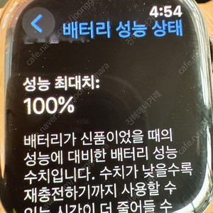 애플워치10 네츄럴티타늄 42mm