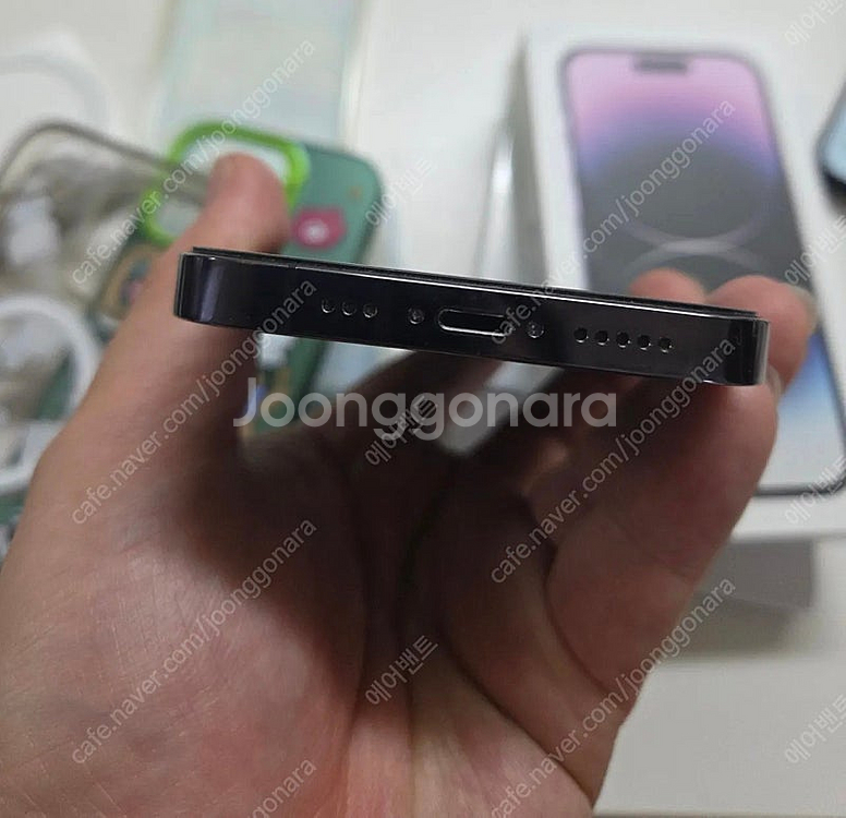 울산 아이폰14 PRO 1테라 퍼플색상 상태좋아요--5