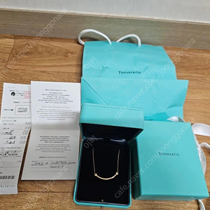 티파니앤코 스마일 스몰 목걸이 로즈골드