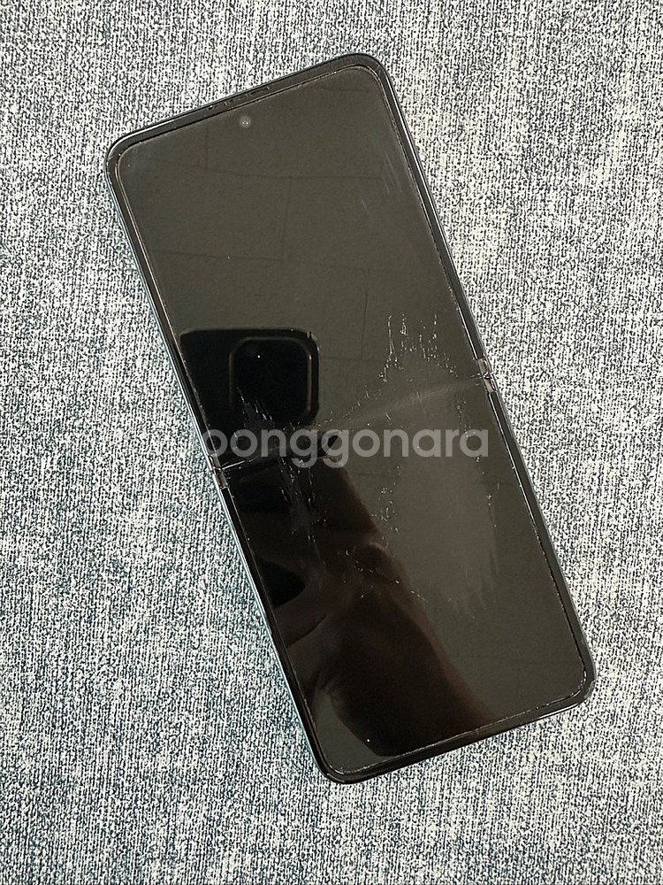 *게임용 서브용* 갤럭시Z플립3 256G 그린 기능정상...--4