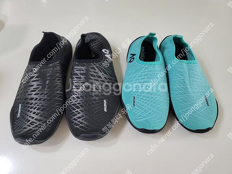 아쿠아슈즈 남성260 여성230 ㅡ1회사용--0