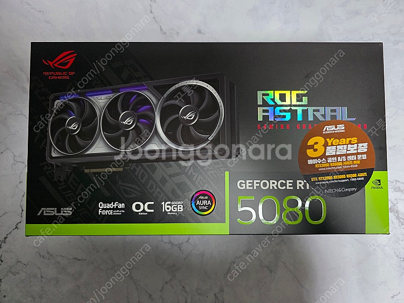ASUS Geforce RTX 5080 Astral 아...--0
