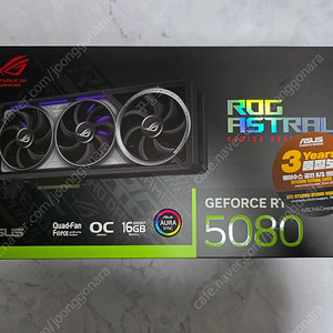 ASUS Geforce RTX 5080 Astral 아수스 5080 아스트랄