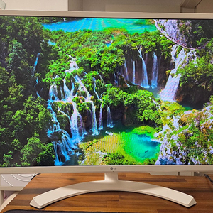 LG. 32인치 화이트 IPS 모니터