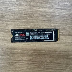 [안산] 삼성 980pro 2Tb AS 짱짱 판매 합니다