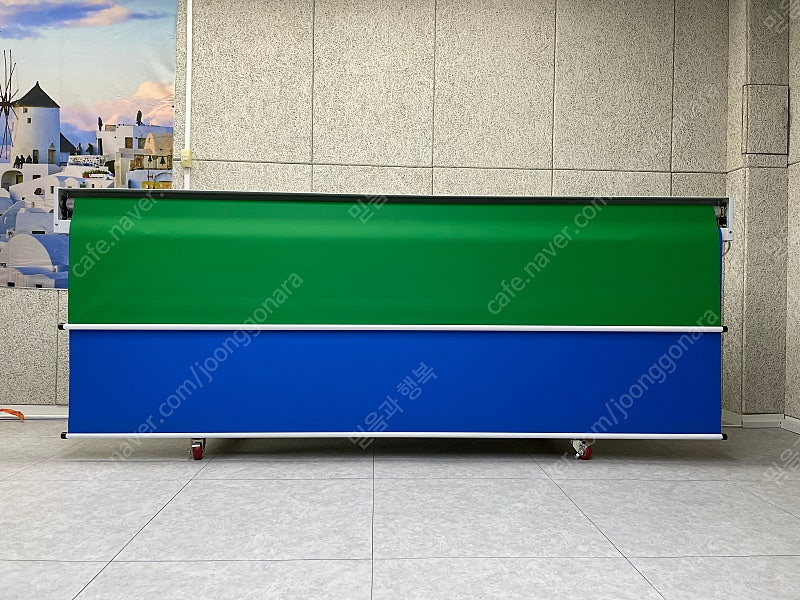 프리미엄 전동크로마키 2롤 판매(최상급)색상:그린 ,블루 가로 2,500mm x 세로 2,000mm--1