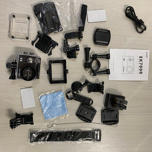 (미사용)자전거 블랙박스 (새제품) 아카소 EK7000 액션캠