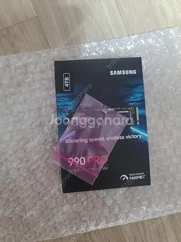 미개봉) 삼성 990pro 4tb ssd 팔아요.--0