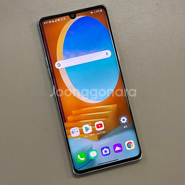 LG 벨벳 화이트색상 128용량 외관초SSS급 깨끗한단...--2