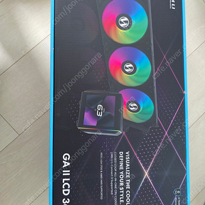 수랭cpu쿨러 리안리 GALAHAD 2 LCD 360 블랙