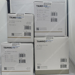 탐론 정품 신품 렌즈팝니다. 28-75g2,28-200,17-70,17-28,17-50,20-40,35-150,18-300,70-180g2,150-500,70-300,28-300,