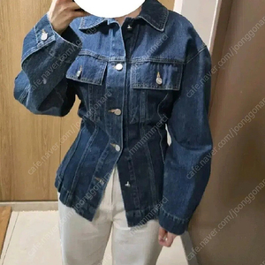 드노리타 아워글라스 실루엣 데님 청자켓