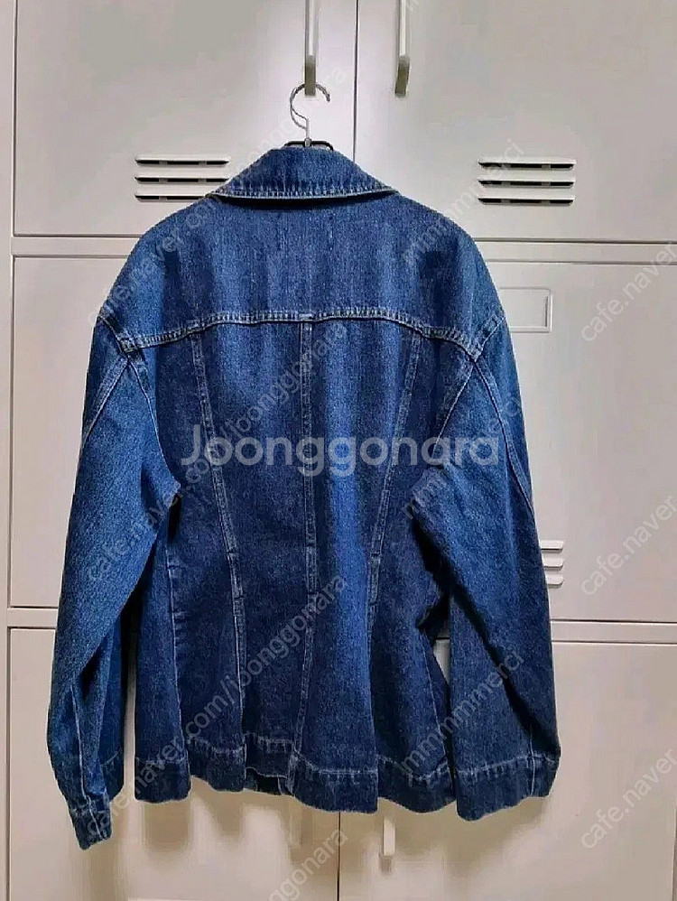 드노리타 아워글라스 실루엣 데님 청자켓--6