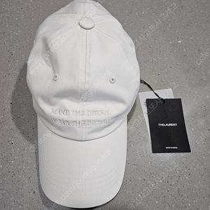 더로랑 코튼 볼 캡 모자 그레이시 베이지
