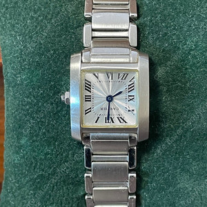 까르띠에 탱크 프랑세스 여성 메탈손목시계