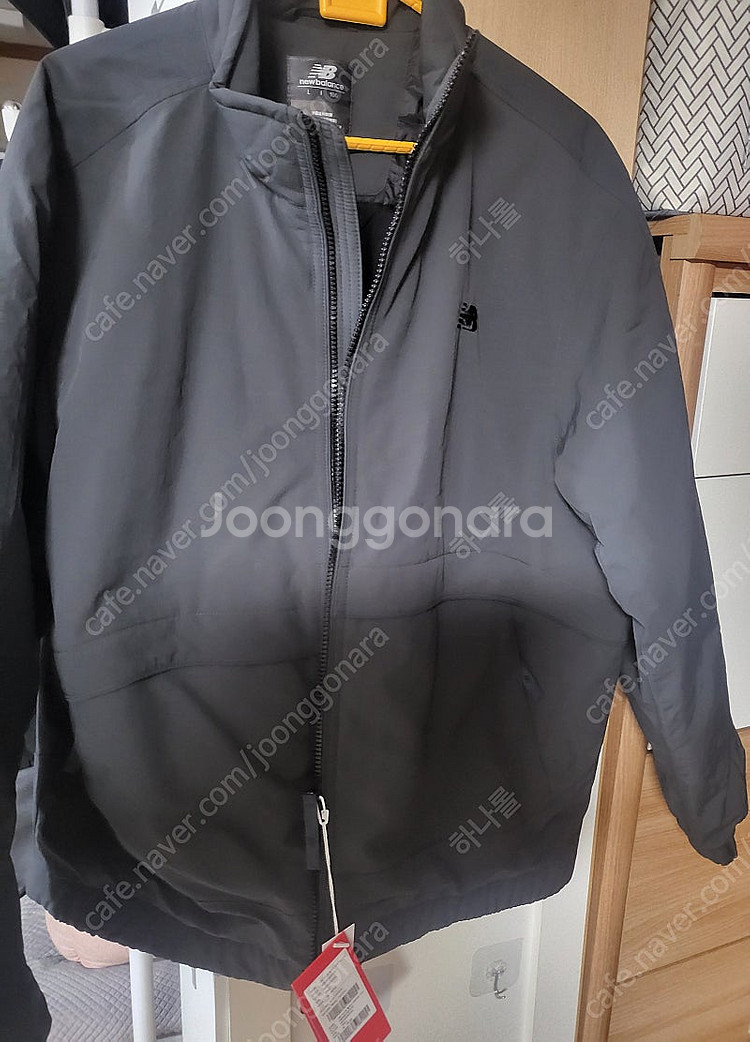 (새상품) 뉴발란스 보스턴 클래식 경량패딩 자켓 (차콜...--1