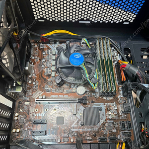 i3 8100 + MSI B360M PRO-VDH CPU + 매인보드 판매