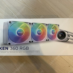 수냉쿨러 NZXT KRAKEN 360 RGB 화이트