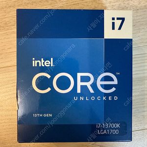 CPU 인텔 i7-13700K 풀박스