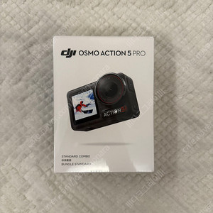 DJI 오즈모 액션5 프로 스탠다드 콤보 미개봉 새상품 46만원 판매합니다