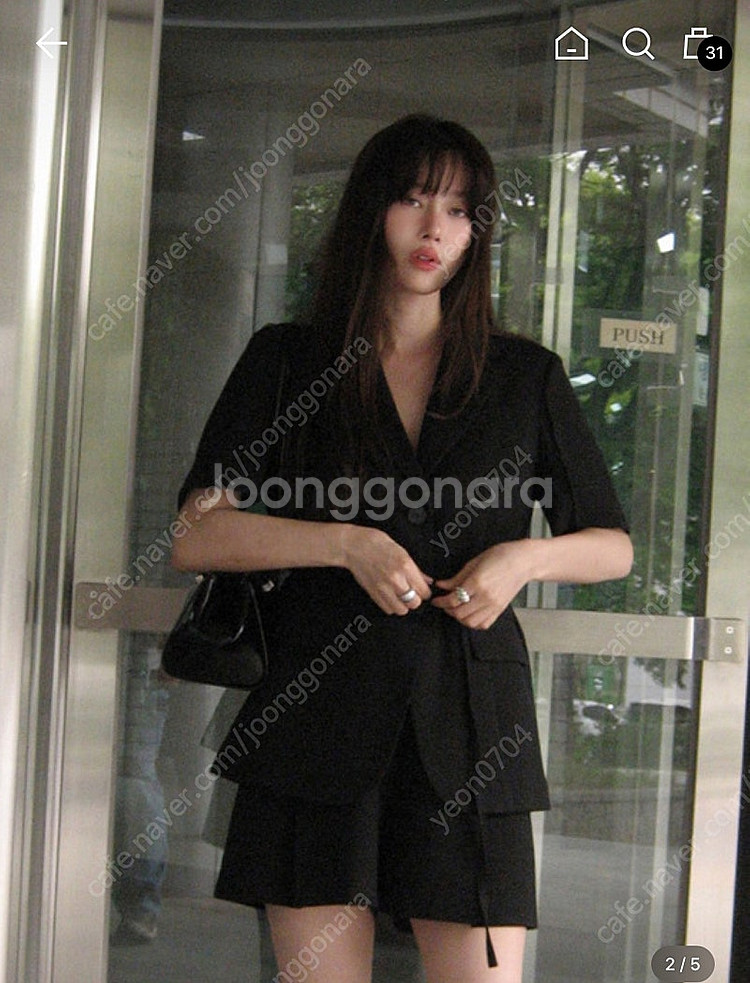 룩캐스트 엠마 린넨자켓--1