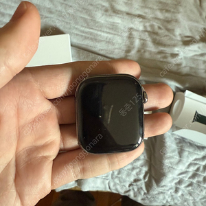 애플워치10 46mm gps+셀룰러 스포츠루프 내추럴
