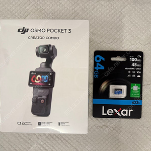 DJI 포켓3 크리에이터 콤보+메모리카드 미개봉 새상품 85만원 판매합니다