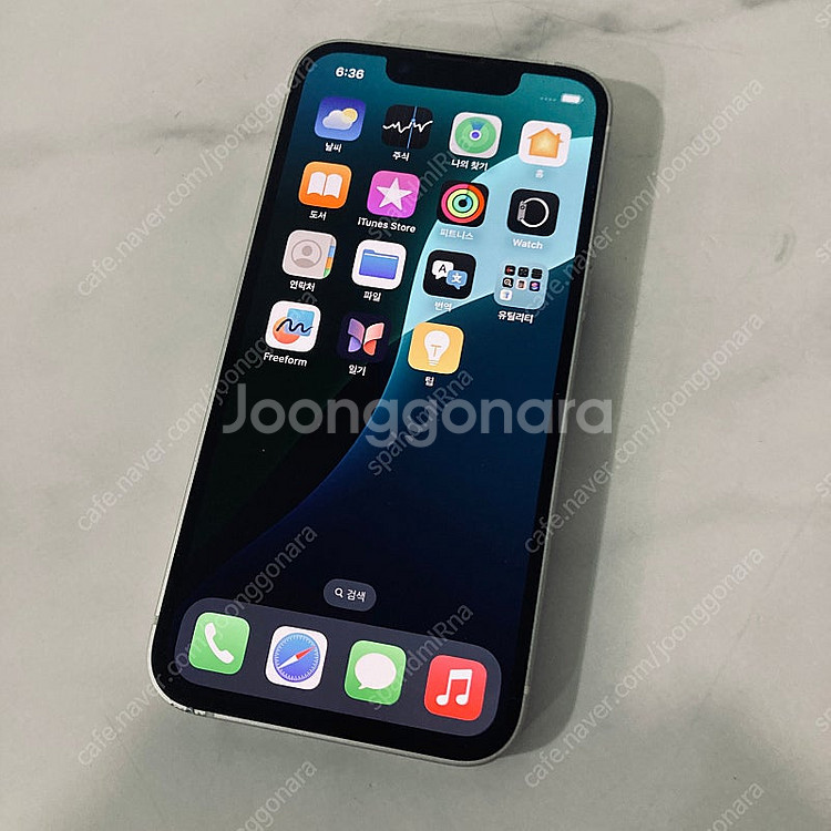 자급제 아이폰 13미니 화이트 128기가 액정S급 27...--0