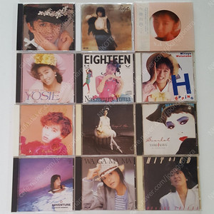 올드 J-pop) 다양한 80년대~90년대 일본 여성 가수 CD Collection (업데이트)