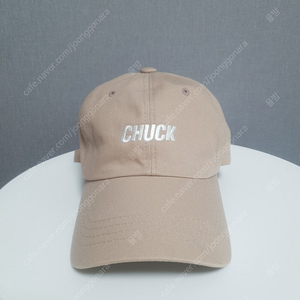 CHUCK 척 로고 베이스 볼캡 딥베이지 모자 캡 대두모자