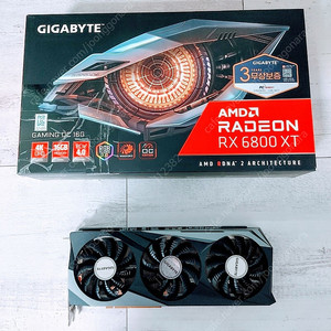 기가바이트 라데온 RX 6800XT 게이밍 OC 16GB [고장품]