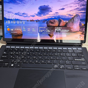 [인하, 택포] ASUS 비보북 슬레이트13 OLED 노트북+램 8GB+128GB SSD장착+윈도우11 설치+키보드, 킥스탠드 포함, 활용도 무한상승