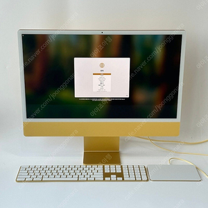 애플 아이맥 24인치 M3 10코어 16GB 512GB 데스크탑 컴퓨터