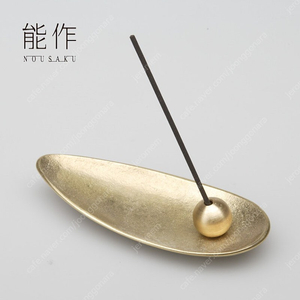 노사쿠 황동 인센스 홀더