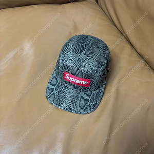 Supreme 슈프림 24ss 스네이크 캠프캡 모자 Snake Skin