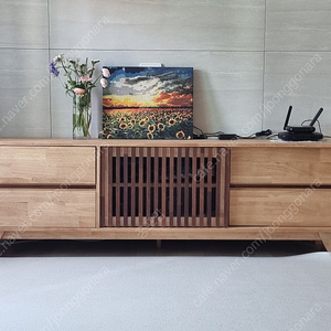 원목 Tv 거실장 200x40x60