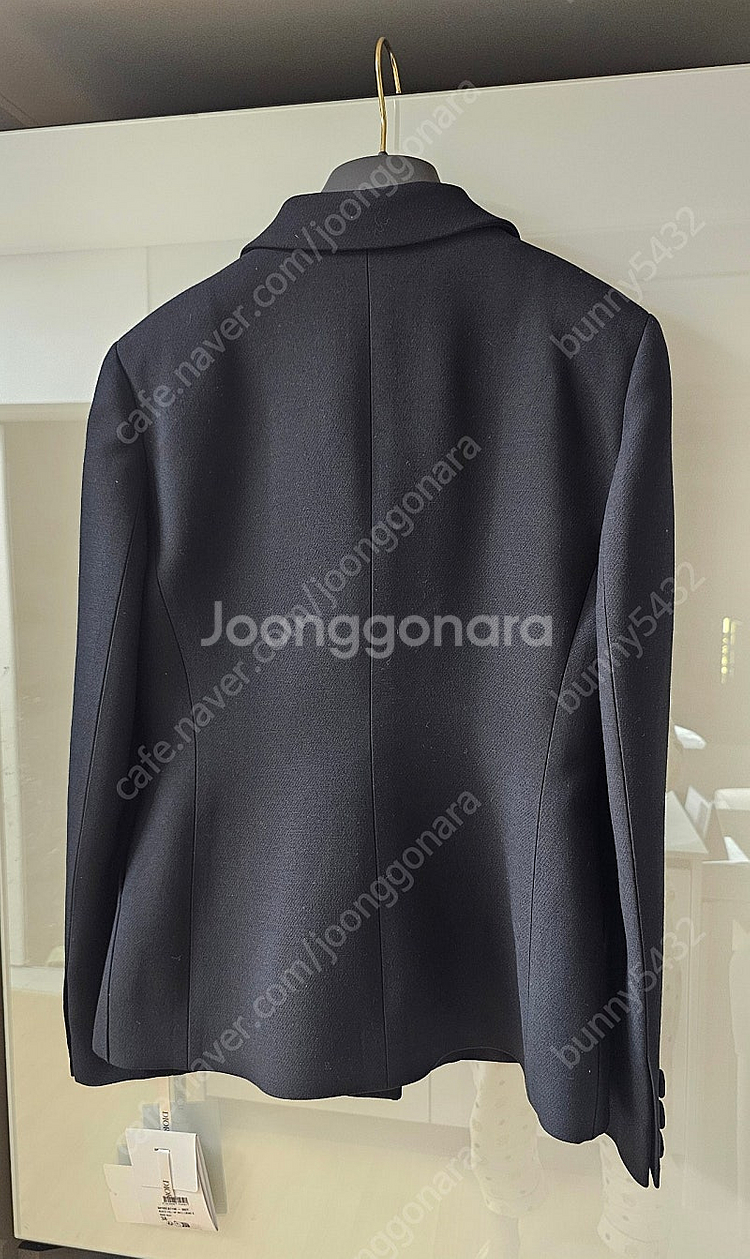 [풀구성/택붙은 새제품] 디올 정품 바자켓 38사이즈 블랙--3