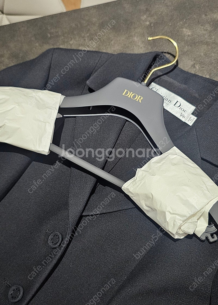 [풀구성/택붙은 새제품] 디올 정품 바자켓 38사이즈 블랙--5