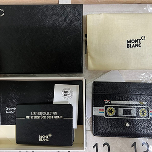 몽블랑 마이스터스튁 소프트 그레인 5cc 믹스 테이프 카드지갑