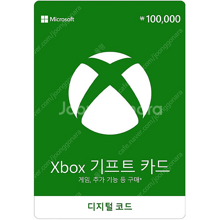 Xbox 기프트카드 10만원권--0