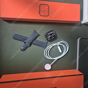 애플워치8 에르메스 45mm / 느와르 / 애플케어플러스