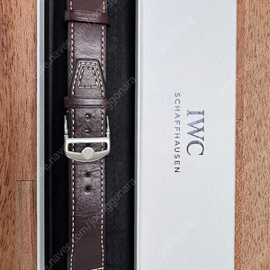iwc 마크20 가죽 스트랩 브라운, 버터플라이 디버클