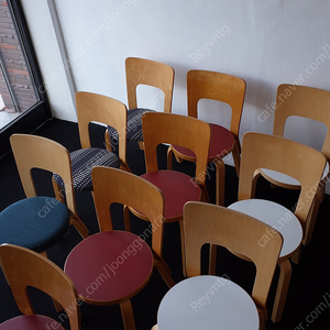 아르텍 66체어 97년 생산 artek 알바알토 빈티지가구